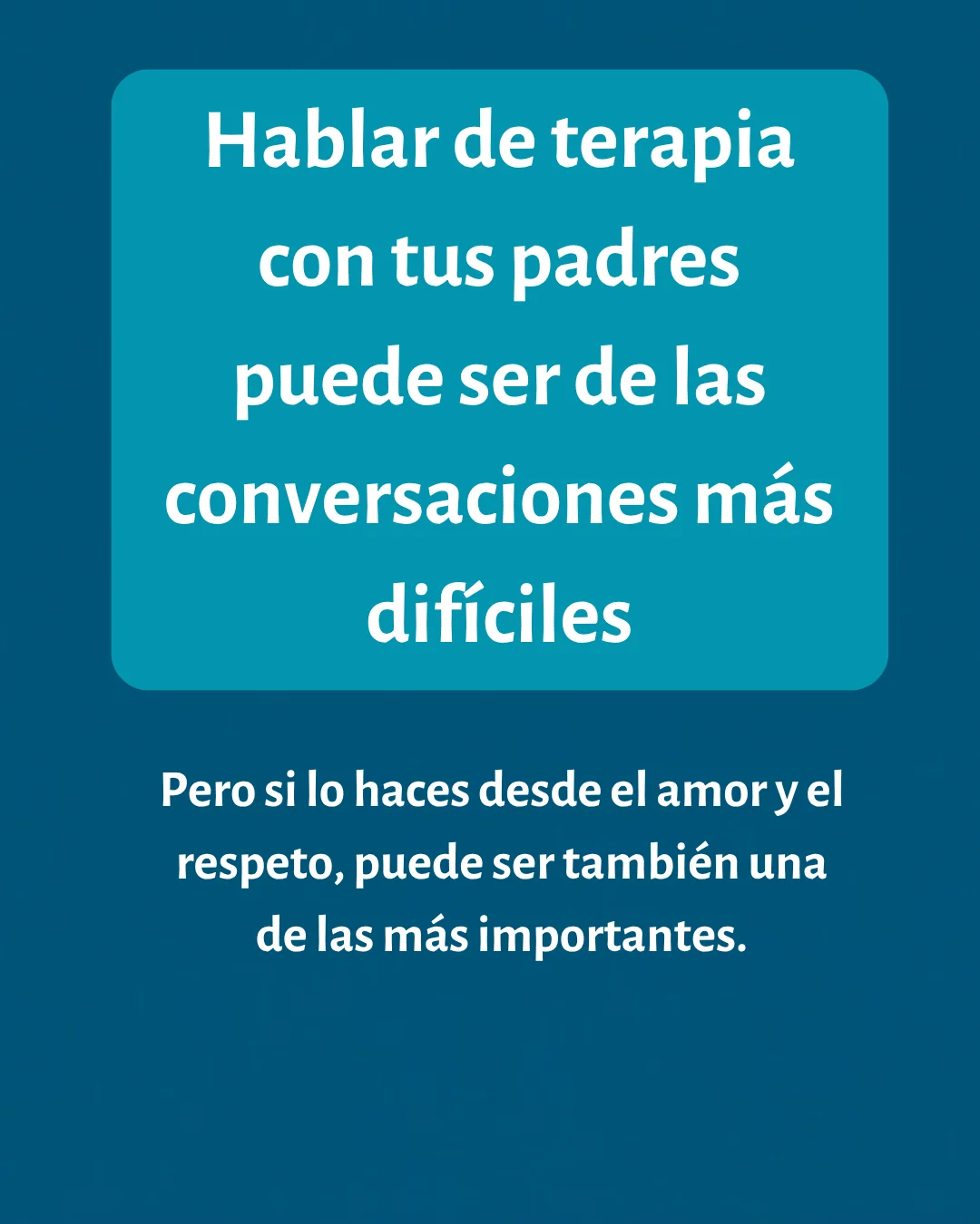 Con tu mamá o papá