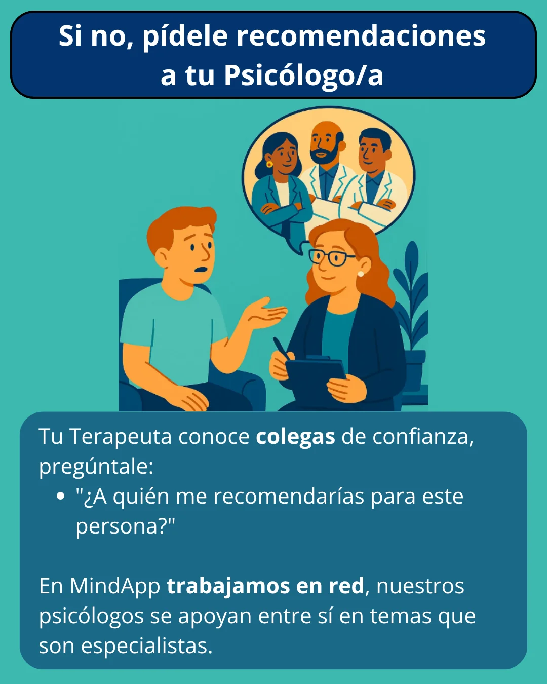 ¿Puedo compartir a mi psicólogo?