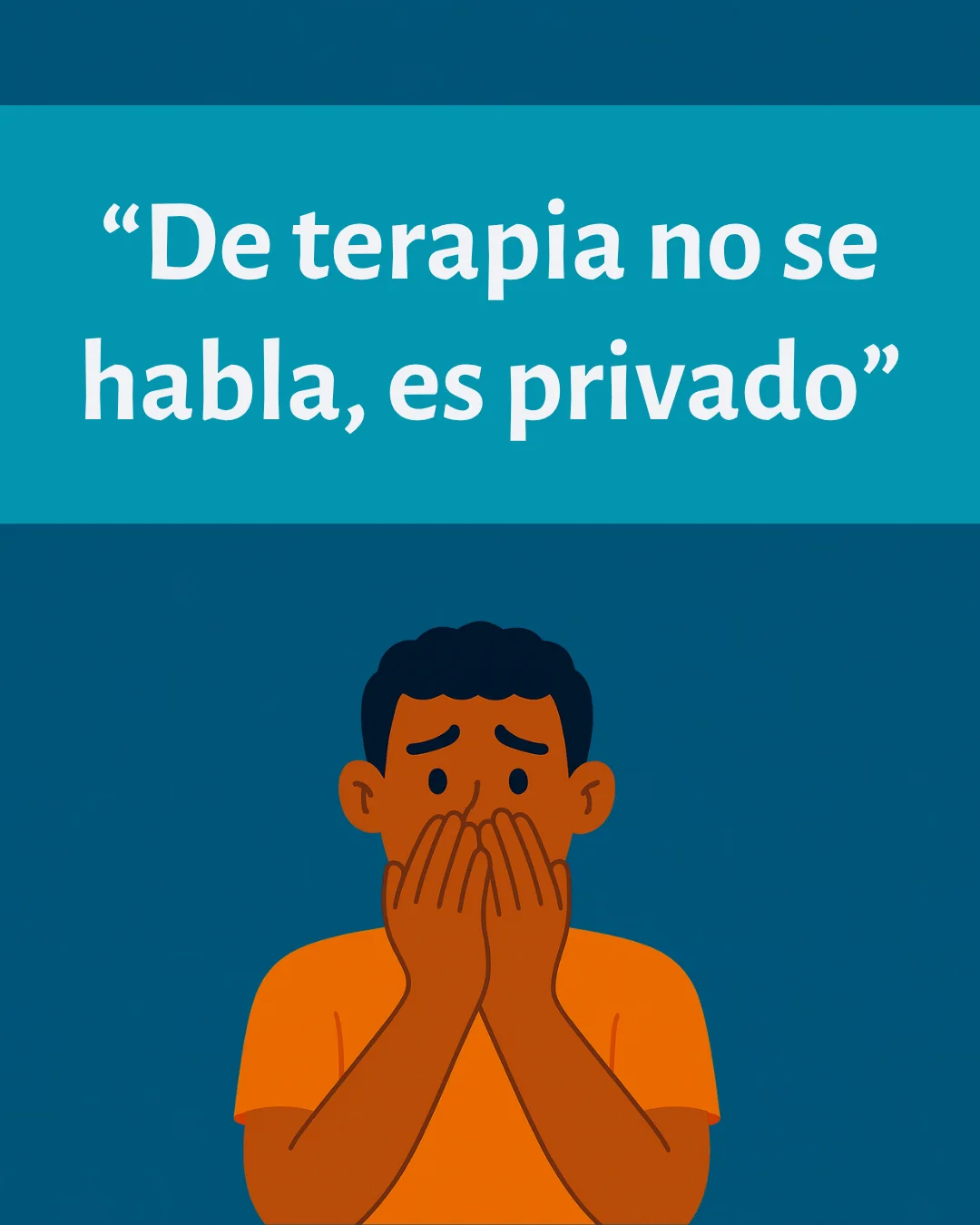 Me da vergüenza hablar de algo tan personal