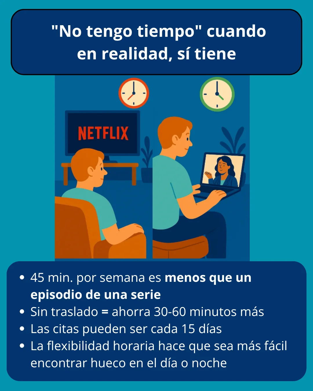 ¿Y si no tiene tiempo?