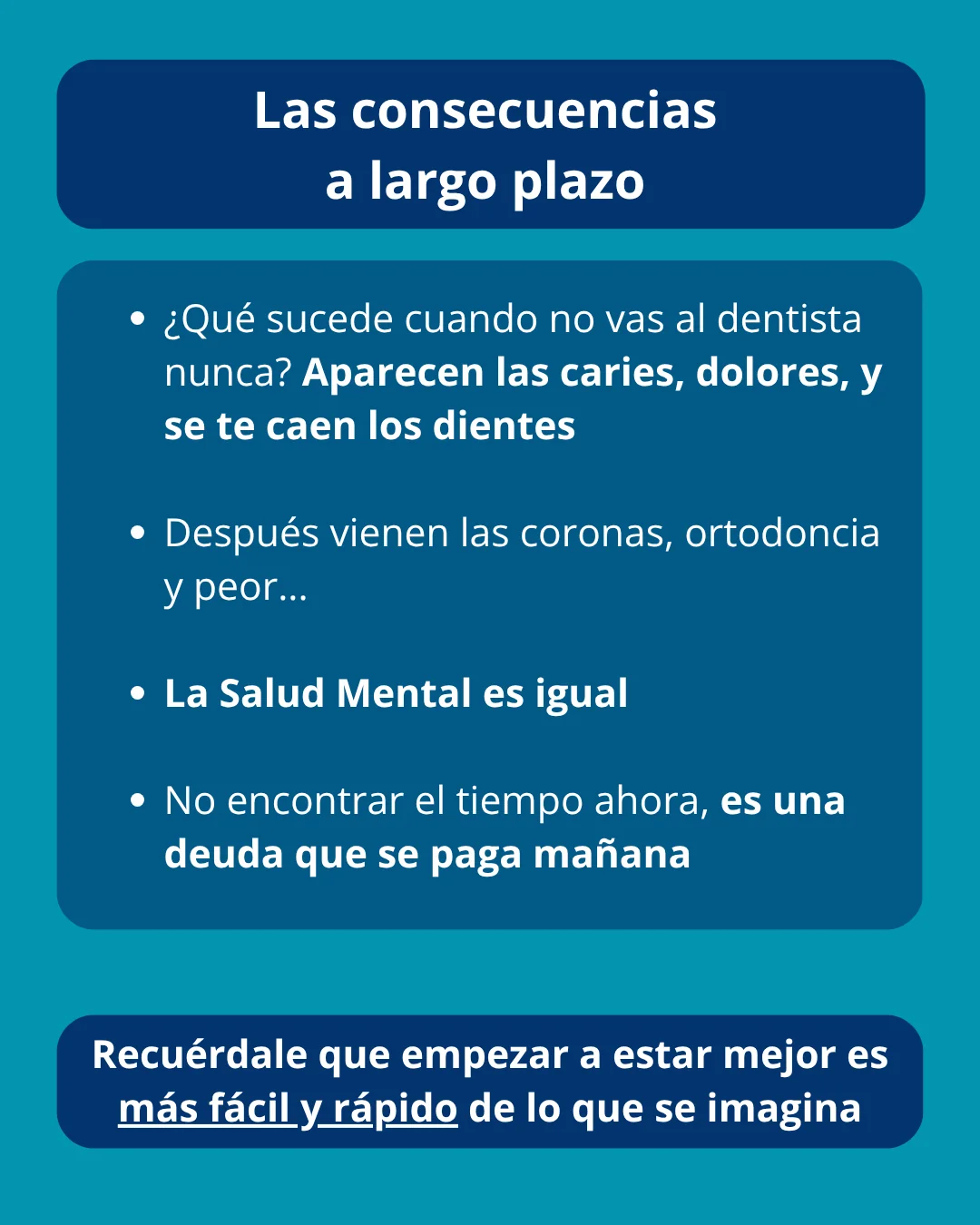 ¿Y si no tiene tiempo?