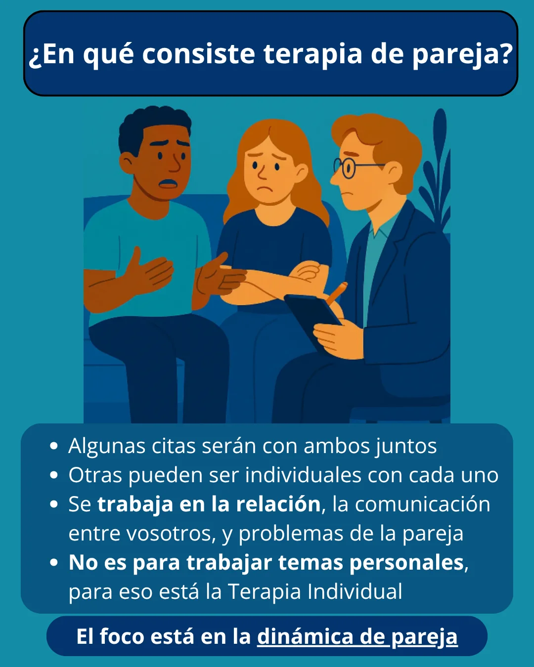 ¿Qué es Terapia de Pareja?