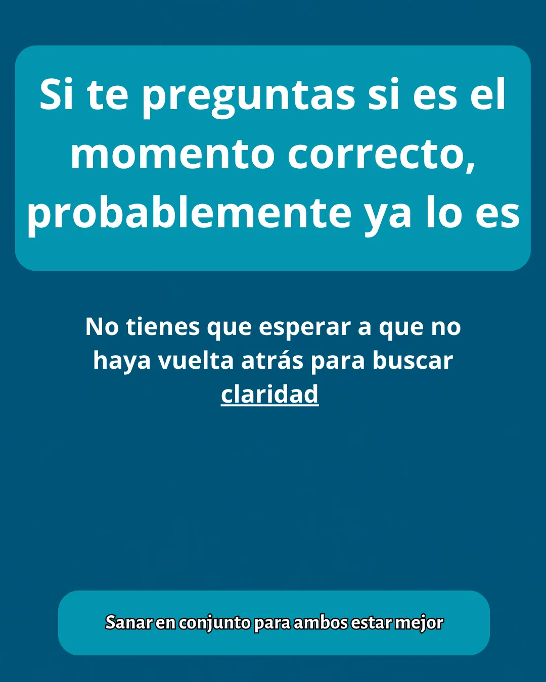 ¿Cuándo ir a Terapia de Pareja?